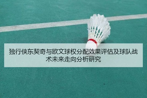 独行侠东契奇与欧文球权分配效果评估及球队战术未来走向分析研究